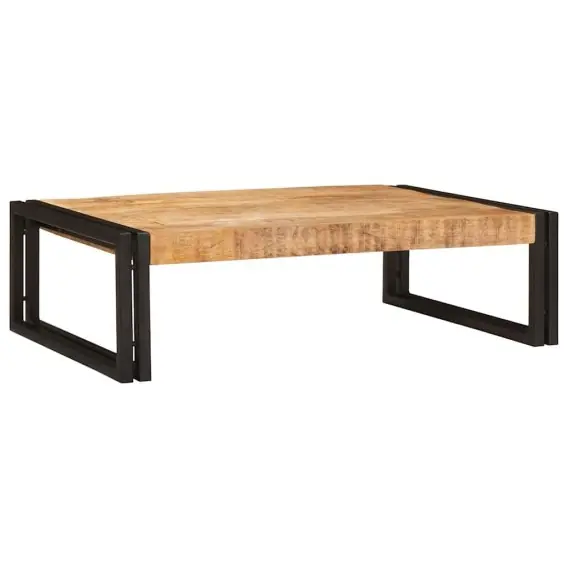 Półka łazienkowa 80 x 50 x 23 cm Lite drewno mango, Żelazo Lumarko! - Hurtownia wielobranżowa Lumarko Bestseller